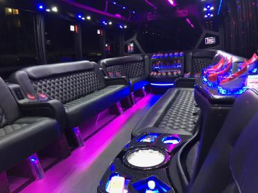 Knoxville 15 Passenger Party Bus Interior