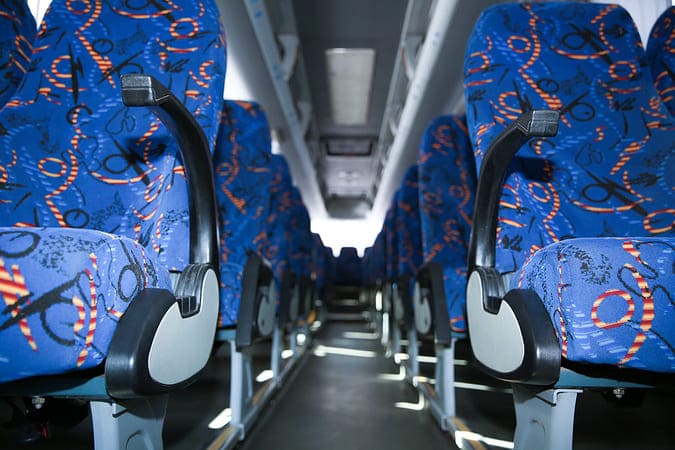 Knoxville 47-56 Passenger Charter Buses Interior