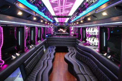 Knoxville 50 Passenger Party Bus Interior